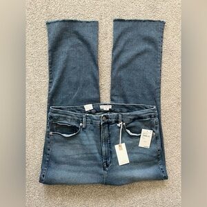 NWT Good American Good Legs Straight Jeans Size 18